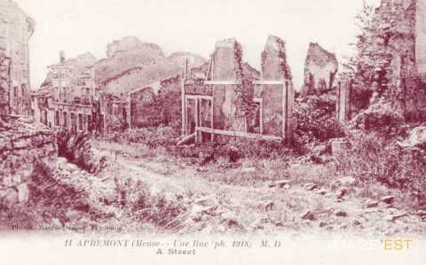 Maisons détruites (Apremont-la-Forêt)